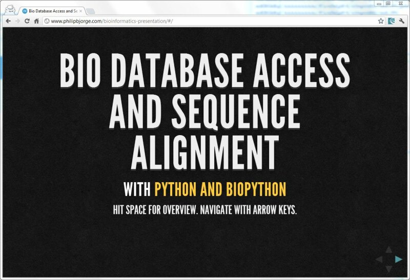 BioPython Presentation